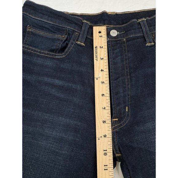 Frye Dark Wash Jeans Men’s 34x32 Tapered Cotton Lycra Stretch Denim - Picture 11 of 14